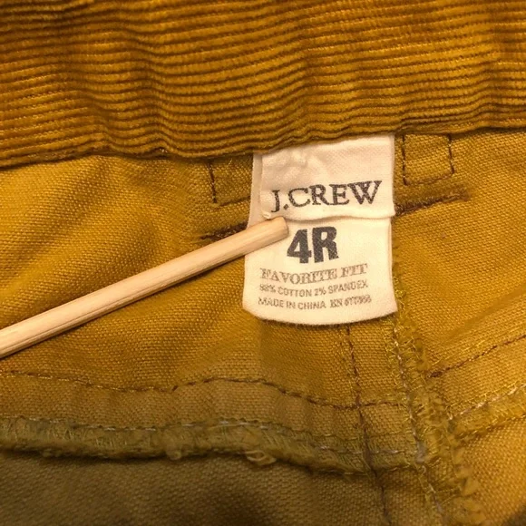 J crew favorite fit corduroy pants - Picture 4 of 4